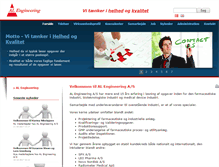 Tablet Screenshot of al-engineering.dk