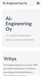 Mobile Screenshot of al-engineering.fi